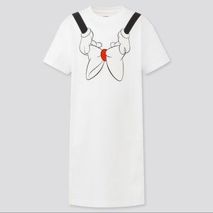 UNIQLO Girls Minnie Ambush Short-Sleeve T Dress